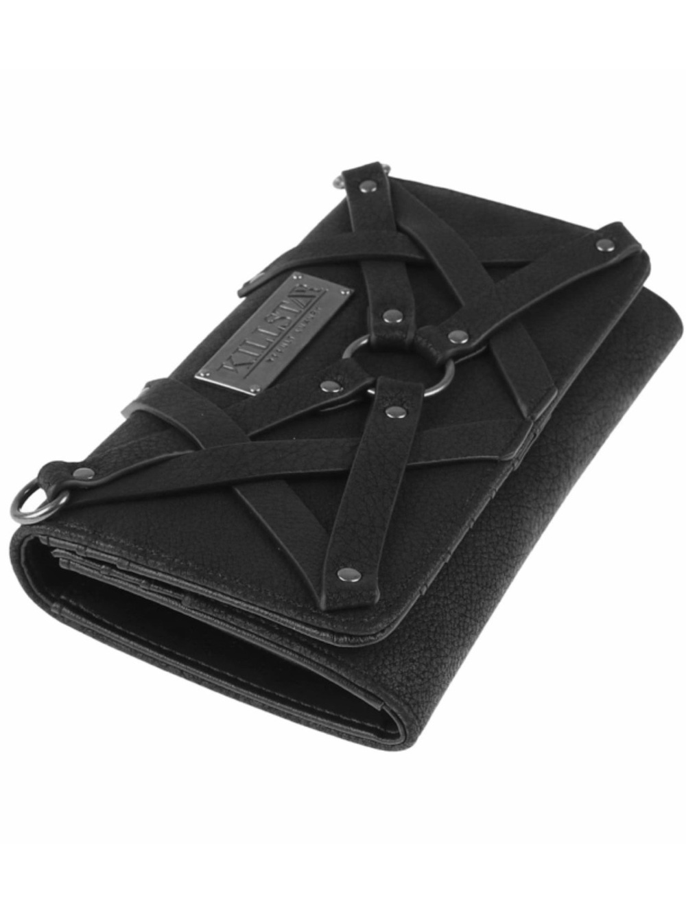 NWT KILLSTAR Midnight Dream Wallet Black Alternative Gothic Vegan Leather - Picture 4 of 8